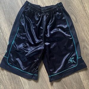 AND1 Kids Navy and Aqua Athletic Shorts